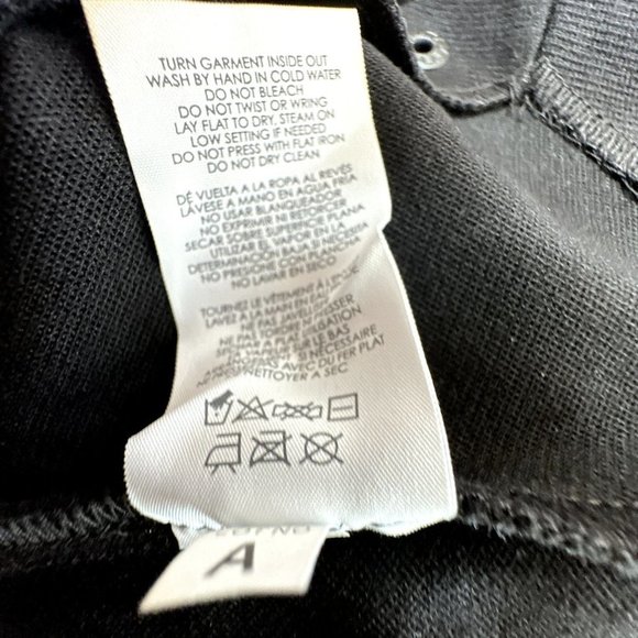 Cabi Women's Shirt XS Osaka Nights Chef's Top Black Utility Style with Snaps - Picture 10 of 13